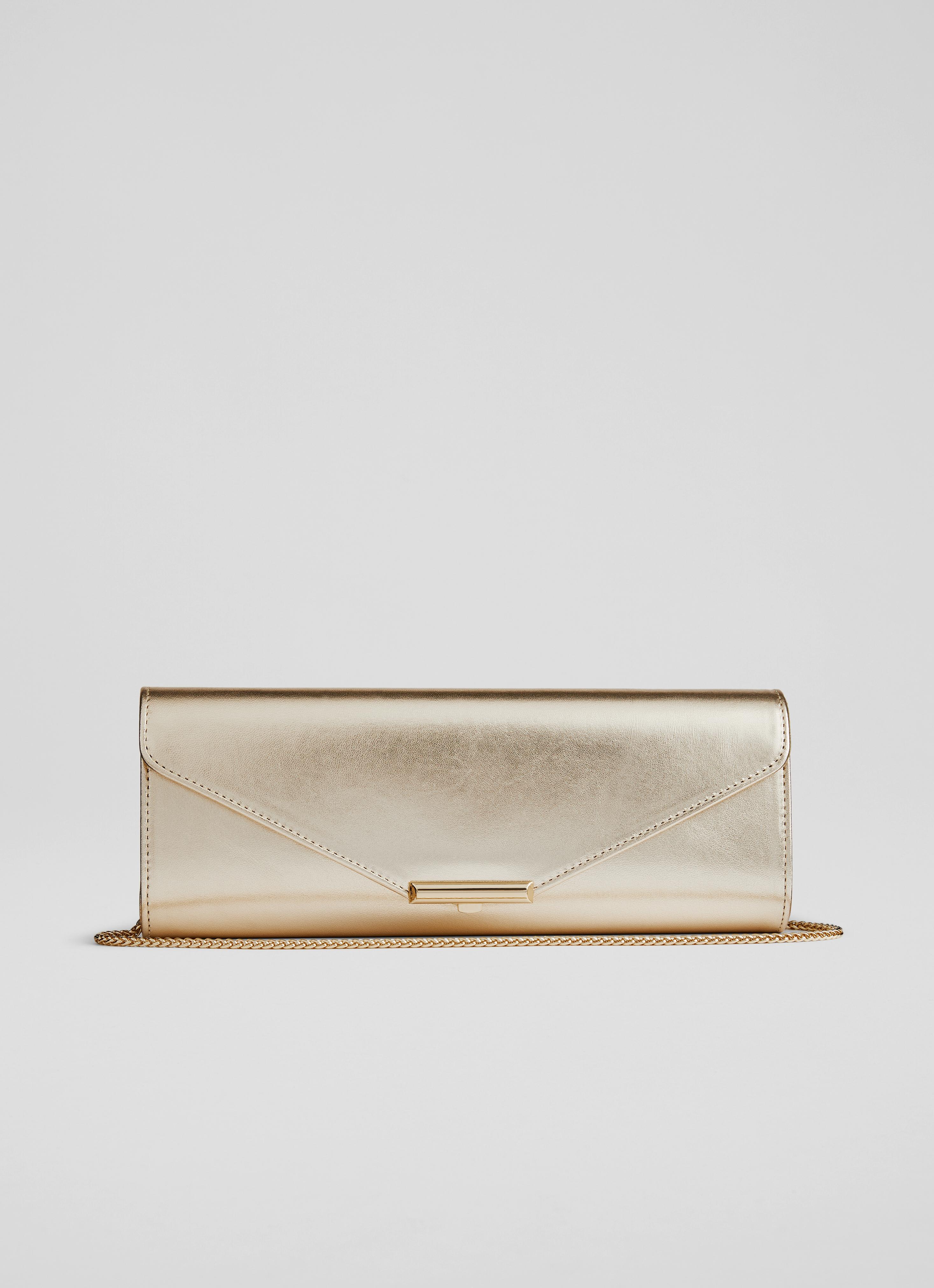 Champagne gold clutch purse hotsell